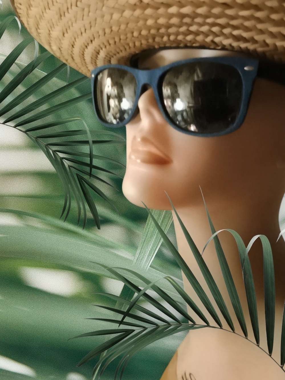 Ray-Ban Blue Frame Sunglasses